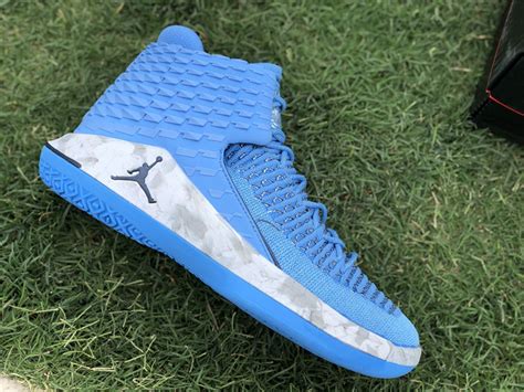 Nike Air Jordan Xxxii 32 Low Men Basketball Shoes Sky Blue White Air Jordan Xxxii Sepcleat