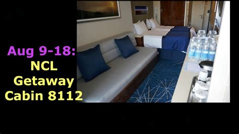 Norwegian Getaway Cabin 8112 Cruise Ship Balcony NCL Stateroom 8112