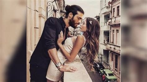 Shocking News Photo Of Can Yaman Kissing Demet Özdemir On Balcony Viral Too Much Youtube