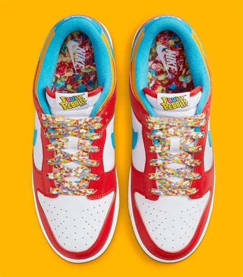 Best Look Yet At The Lebron James X Fruity Pebbles X Nike Dunk Collab The Three Way Collab Could