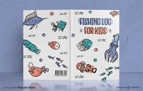 Fish Book Cover Design Vector Download