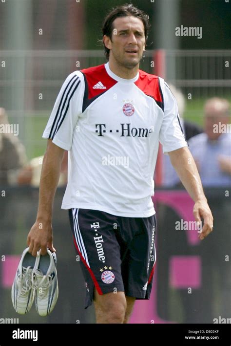 Bundesliga Club FC Bayern Munich S New Striker Luca Toni Pictured