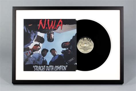 Straight Outta Compton - Custom Framed Vinyl Album