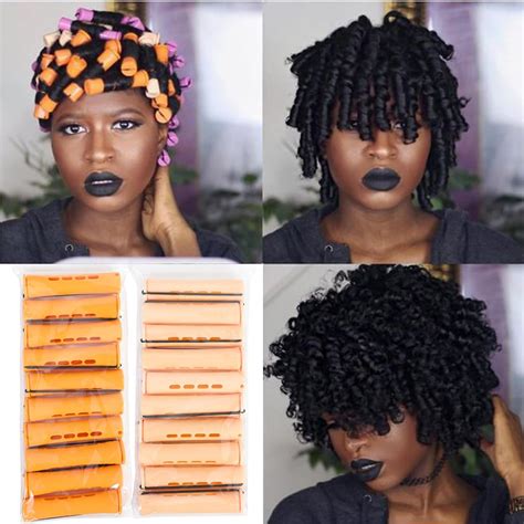 Amazon Perm Rods Set For Natural Hair Plastic Cold Wave Rods