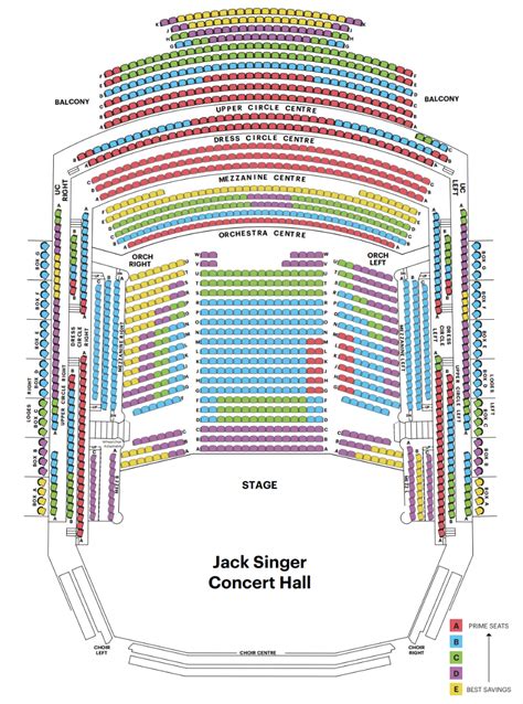 Seat Map Calgary Philharmonic Orchestra