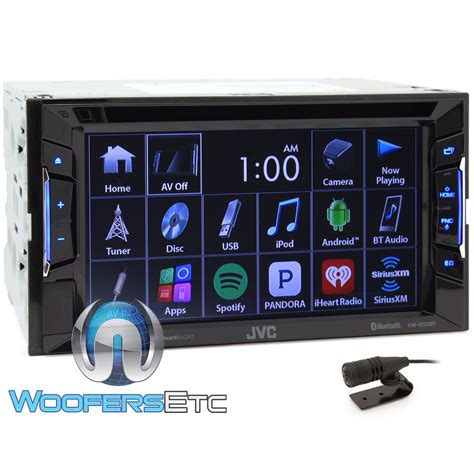 KW V230BT JVC In Dash 2 DIN 6 2 Touchscreen DVD Receiver With