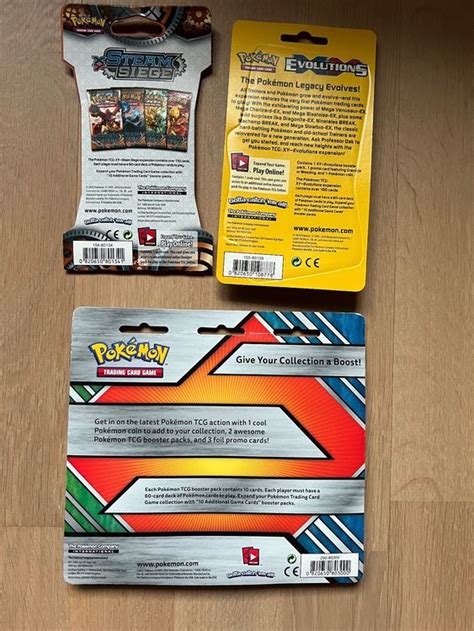 3X POKEMON XY BLISTER BOOSTER PACK EVOLUTIONS SUN AND MOON Kaufen Auf