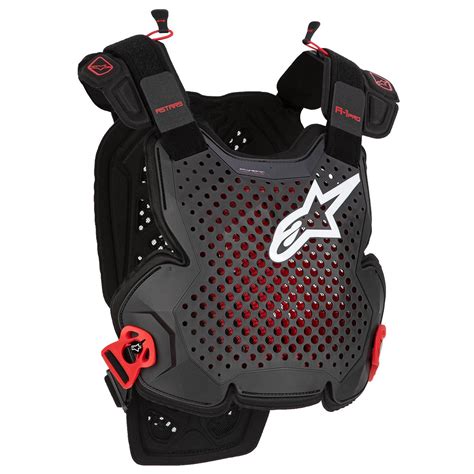 Alpinestars Chest Protector A 1 Pro Anthracite Black Red Maciag Offroad