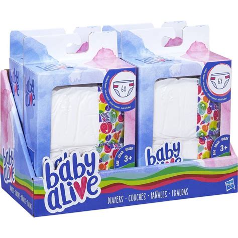 Baby Alive Pack Of Diaper Refills For Baby Alive Dolls Includes