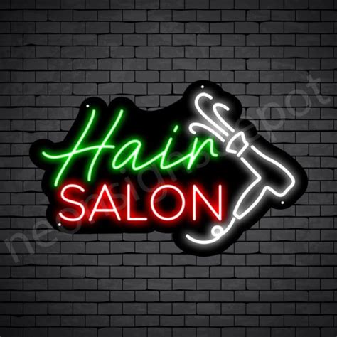 Hair Salon Neon Sign Blower Hair Salon Neon Signs Depot