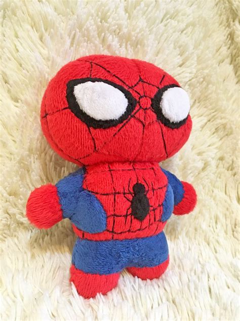 Spider-man Plush Toy Handmade Soft Toy Marvel Superhero | Etsy