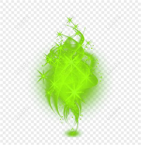 Green Magic Effect Element, Halo, Material, Light Effect PNG Image And ...