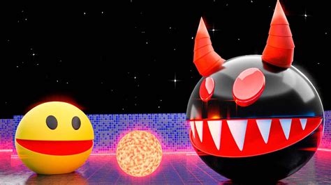 Pacman Vs Monster Pacman 3d Animation Youtube