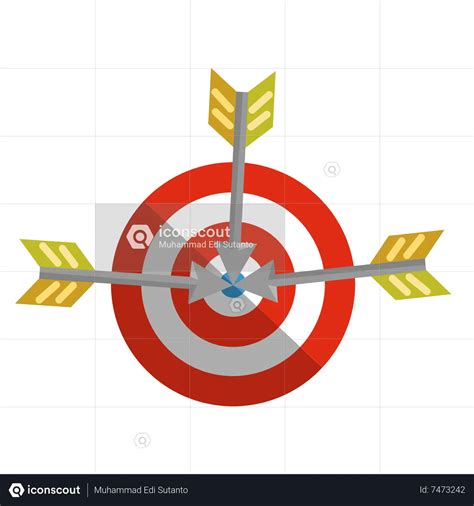 Target and Arrow Animated Icon download in JSON, LOTTIE or MP4 format