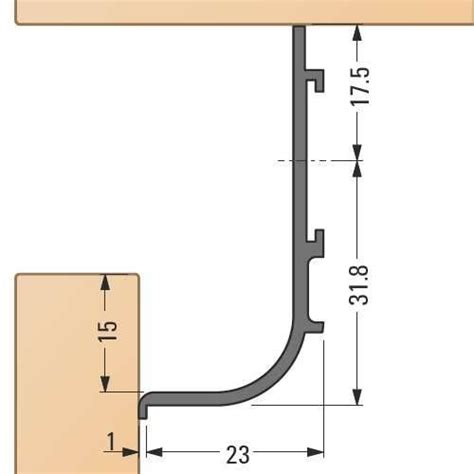 L Profiel Crème Wit glanzend Lengte 2500 5000 mm Ral 9010