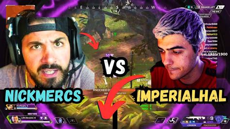 IMPERIALHAL Vs NICKMERCS In ALGS SCRIMS APEX LEGENDS Daily Highlights