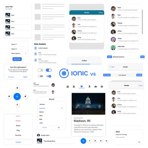 Wireframe Ui Pack For Ionic Framework 6