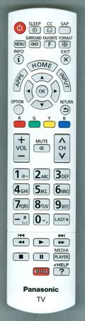 PANASONIC N2QAYB000839 Genuine OEM Original Remote