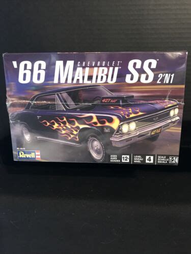 REVELL 85 4520 66 CHEVY MALIBU SS MODEL KIT NIB 1 24 SCALE EBay