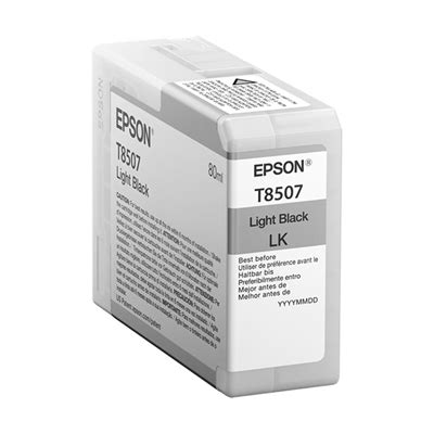 Epson T Ultrachrome Hd Light Black Ink Cartridge Ml T