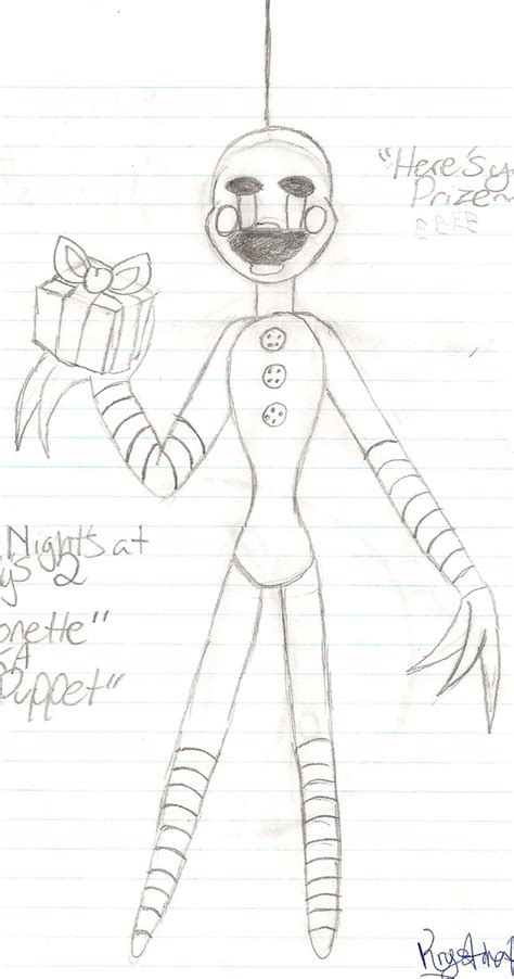 Fnaf Puppet Drawing