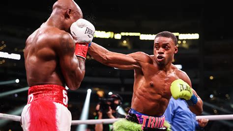 Errol Spence JR Stops Yordenis Ugas In 10 And Unifies Welterweight