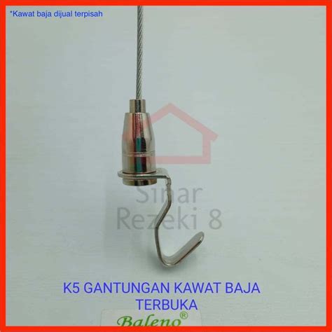 Jual K Gantungan Kawat Baja Terbuka Kawat Seling Sling Baja Mm