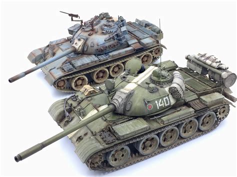 Miniart Tiran 4 And T55 Military Vehicles Model Tanks Military