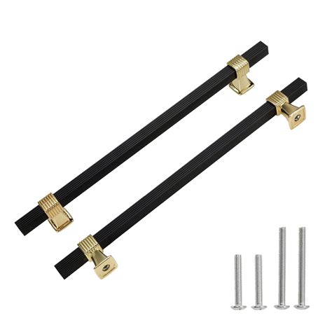 Redunest Cabinet Pulls Black And Gold Cabinet Handles Pack