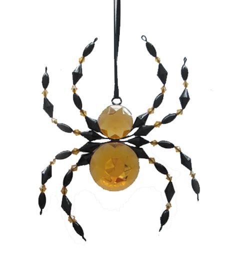 Bring Home The Makers Halloween Beaded Spider Ornament Yellow And Add A