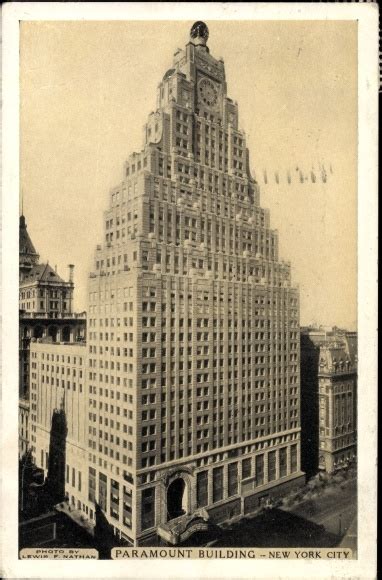 Ansichtskarte Postkarte New York City USA Paramount Akpool De