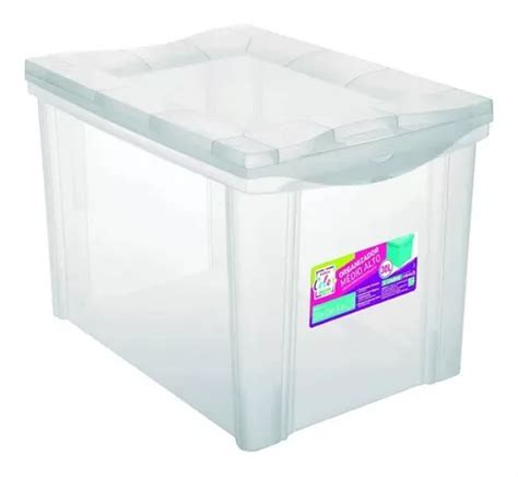 Organizador Plastico Cristal 30l 1x6 21201 Parcelamento Sem Juros