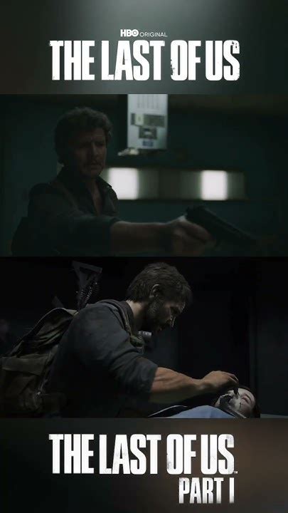 The Last Of Us Joel Saves Ellie From The Hospital Hbo Show Vs Game Side By Side Comparison