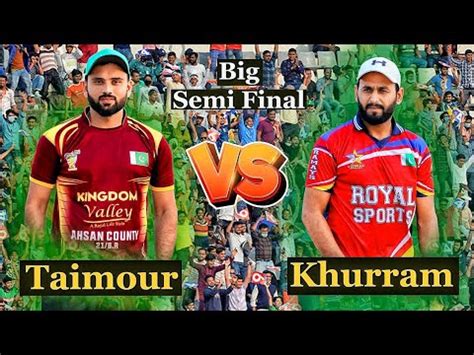 Big Semi Final Taimoor Mirza Ustad Zaheer Kaliya Vs Khuram Chakwal