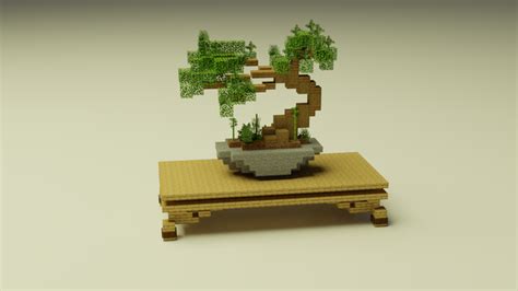 Bonsai Trae Minecraft Minecraft Architecture Bonsai Minecraft