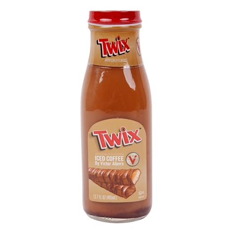 Victor Allens Iced Coffee Twix 137 Oz Bottle Nassau Candy