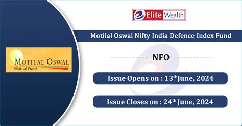 Motilal Oswal Nifty India Defence Index Fund Nfo