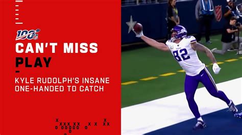 Kyle Rudolph Makes INSANE 1 Handed TD Catch YouTube