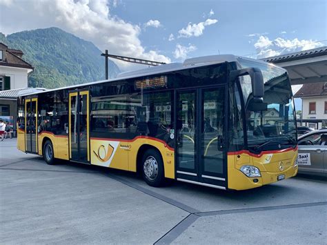 Mb C Hybrid Von Postauto Regie Interlaken Am Auf Dem