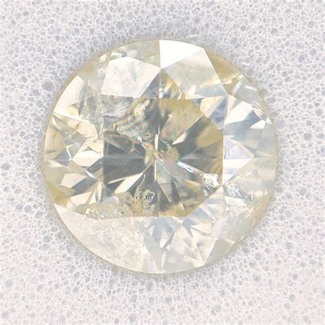 Pcs Diamant Ct Rond Light Yellow I No Catawiki