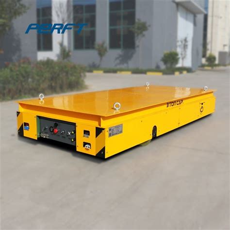 China Customized 30 Ton Trackless Transfer Trolly For Steel Plant