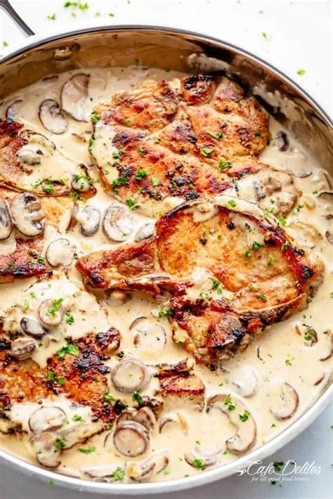 Easy Creamy Pork Chops The Dinner Recipes Ideas