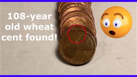 Coin Roll Hunting Pennies 108 Year Old Wheat Cent Found And Plenty