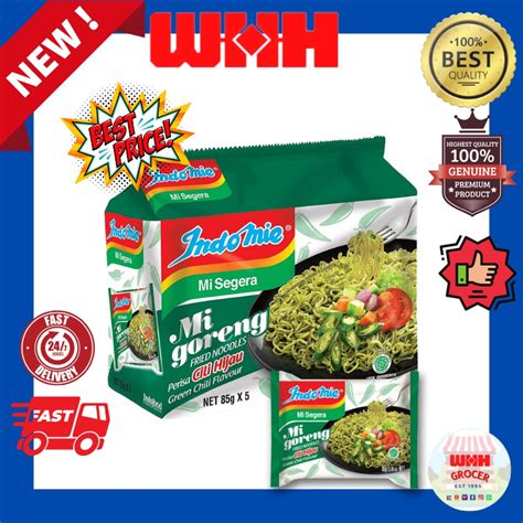 INDOMIE MI GORENG ASLI ASLI SPECIAL CILI HIJAU PERISA PEDAS MI