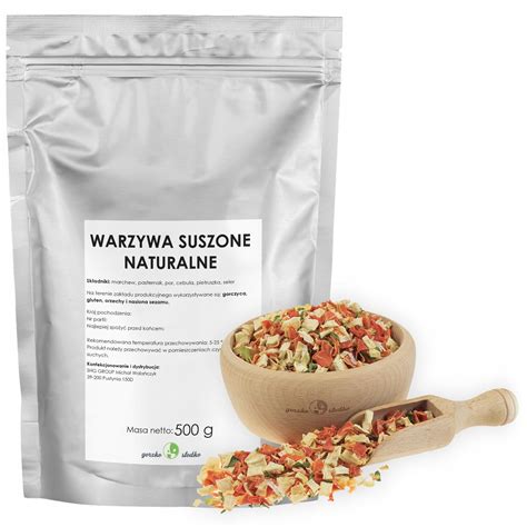 WARZYWA SUSZONE NATURALNE Bez Chemii 0 5kg 8656914185 Allegro Pl