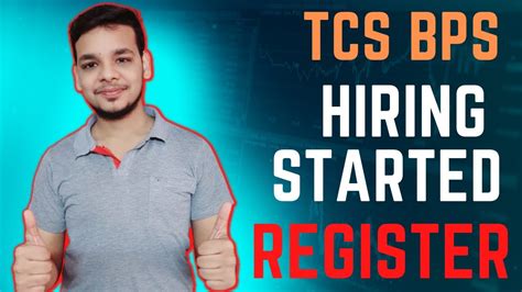 Tcs Bps Bulk Hiring Registration Started Latest Off Campus Job