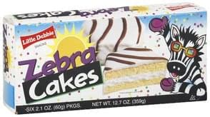 Little Debbie Zebra Cakes - 6 ea, Nutrition Information | Innit