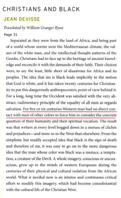 A Page From The Book Christians And Black By Jean Devisse