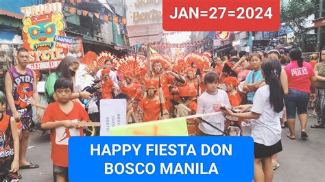 Happy Fiesta Don Bosco Tondo Manila Youtube