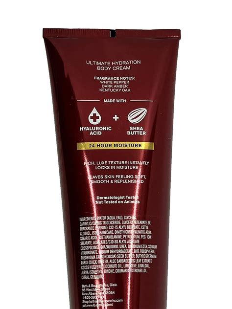 Bath Body Works Bourbon Men S Ultra Shea Body Cream Oz